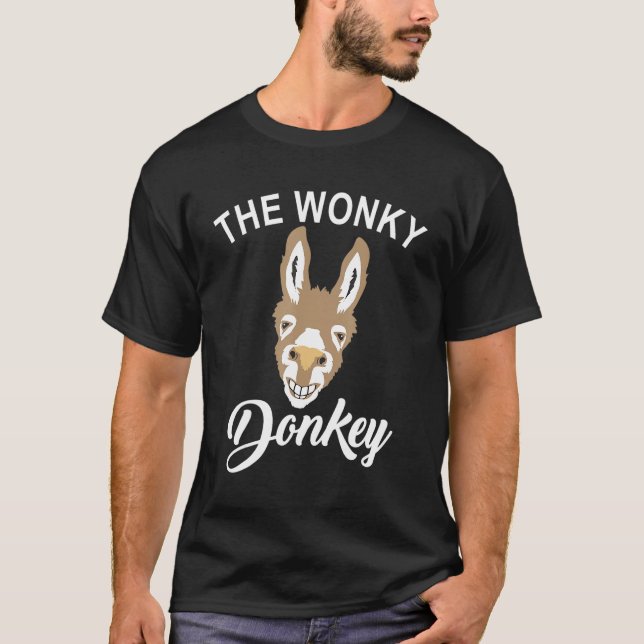 The Wonky Donkey Donkey Farm Animal T-Shirt (Front)