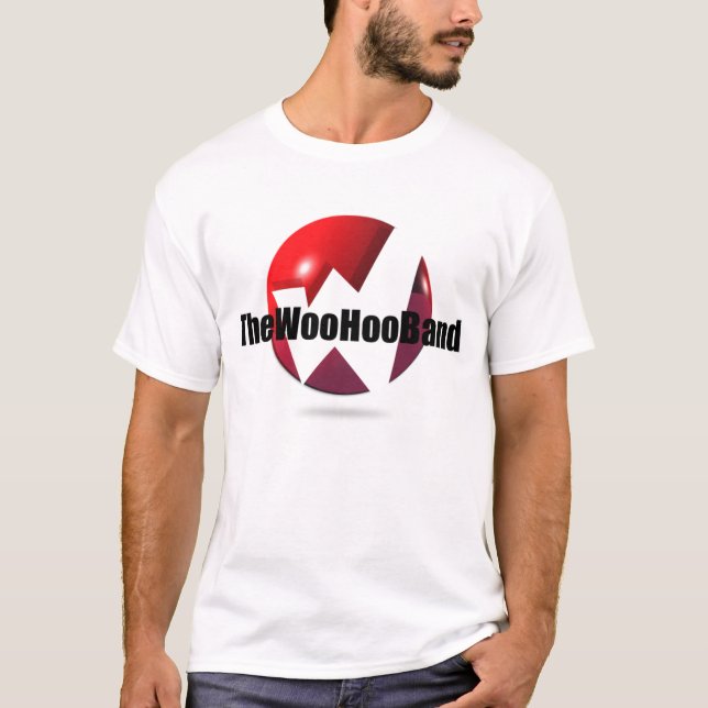 The Woo Hoo Band white T-shirt (Front)