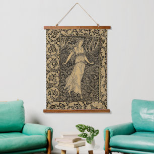 The Wood Beyond the World by William Morris Hanging Tapestry