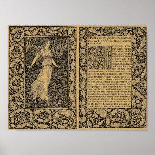 The Wood Beyond the World by William Morris Poster