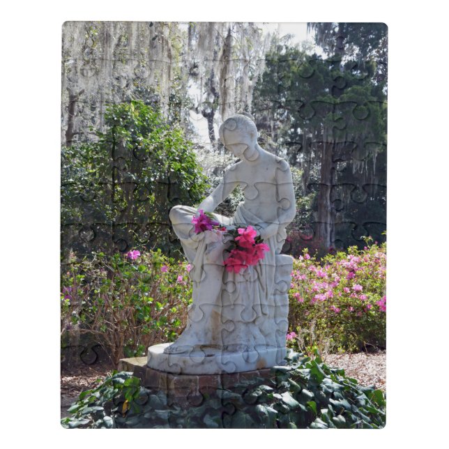 The Wood Nymph, Middleton Place, South Carolina Jigsaw Puzzle (Puzzle Vertical)