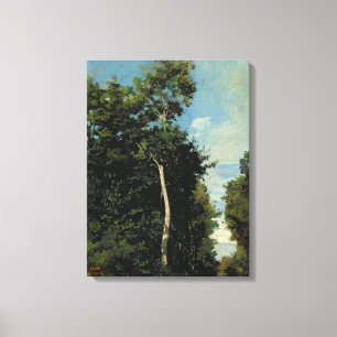 The Wood on the Cote de Grace in Honfleur Canvas Print