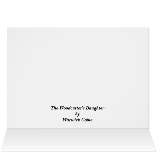 The Woodcutter's Daughter by Warwick Goble (Inside Horizontal (Top))