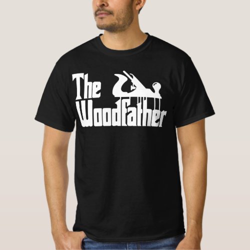 The Woodfather Carpentry Carpenter Joiner T_Shirt