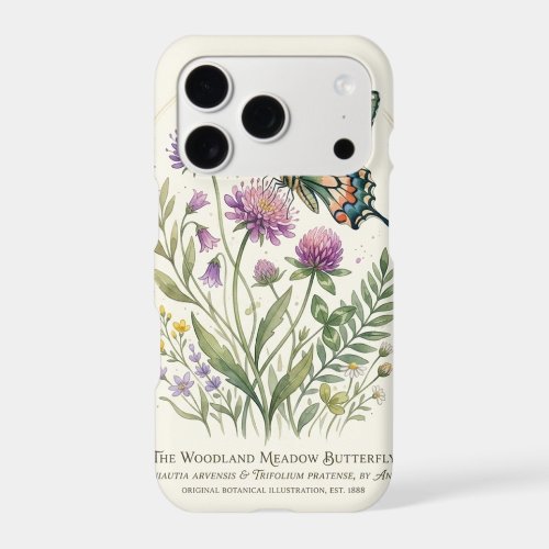 The Woodland Meadow Butterfly Phone Case
