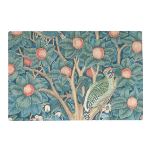 The Woodpecker Tapestry, detail of the woodpeckers Placemat