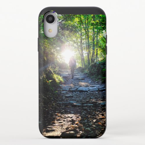 The woods of O Cebreiro iPhone XR Slider Case