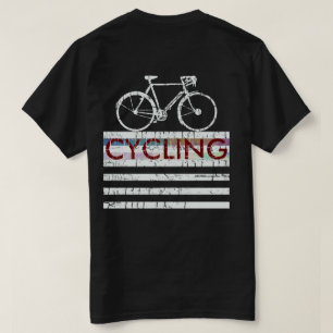 The Word CYCLING and a Bike T-Shirt