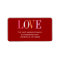 The Word is Love Address Label