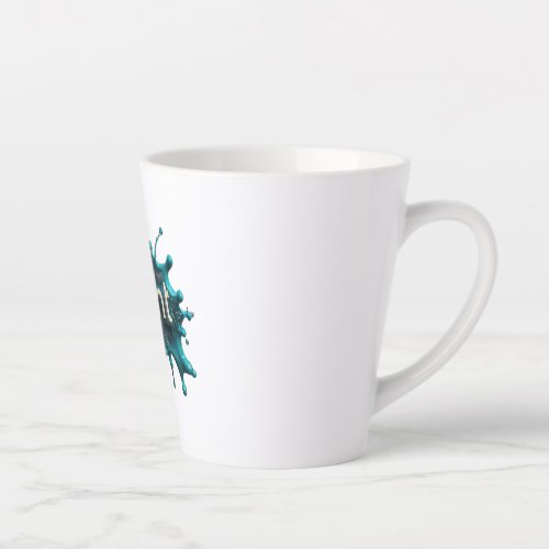 The word light latte mug