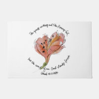 The Word of our God Stands Forever flower artwork