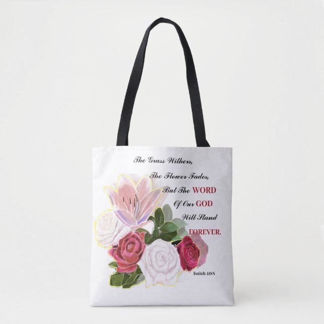 The Word Of Our God Will Stand Tote (Front)