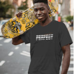 The Word &quot;perfect&quot; In A Stylish And Elegant White  T-shirt at Zazzle