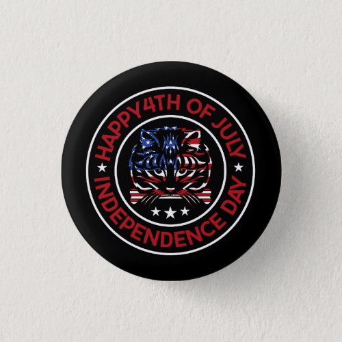 The words 4th of july button