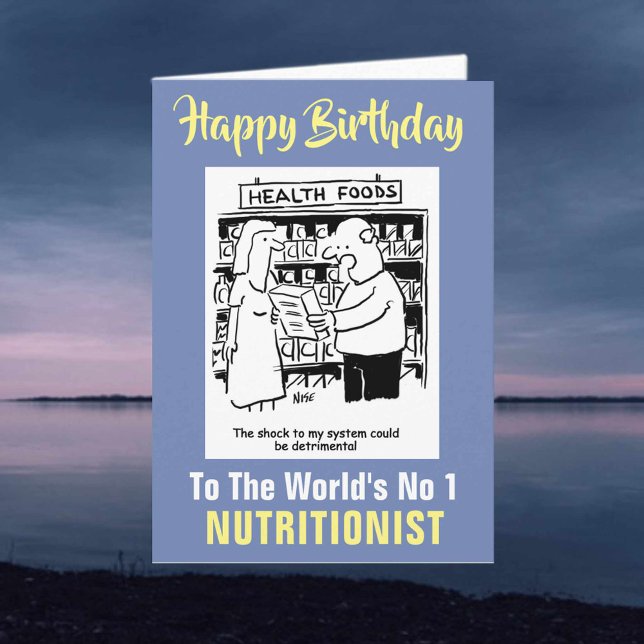 The Word's No 1 Nutritionist - Happy Birthday Card (Creator Uploaded)