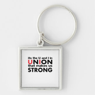 The Work Union That Makes Us Strong Classic Keychain