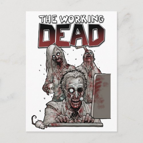 THE WORKING DEAD POSTCARD