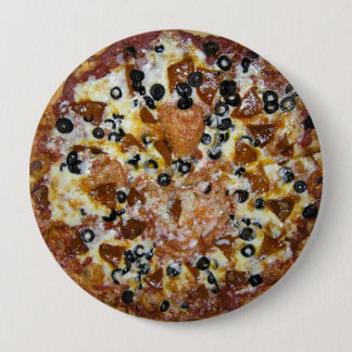 The Works Pizza Pinback Button