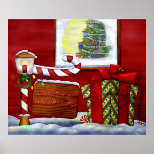 The Workshop Christmas Whimsey Poster