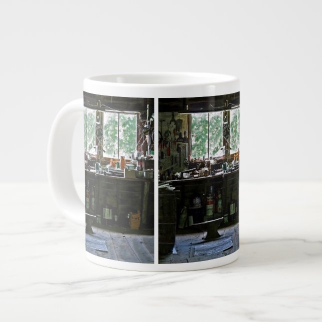 The Workshop Giant Coffee Mug (Front Left)