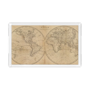 The World 2 2 Acrylic Tray