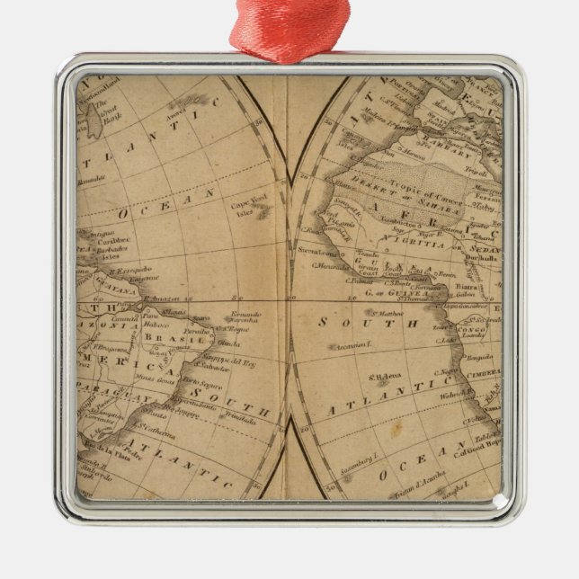 The World 2 Metal Ornament (Front)