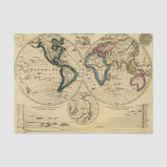 The World 3 2 Tissue Paper (Front)