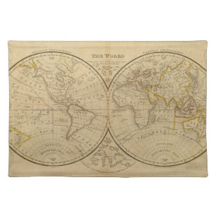 The World 3 Cloth Placemat