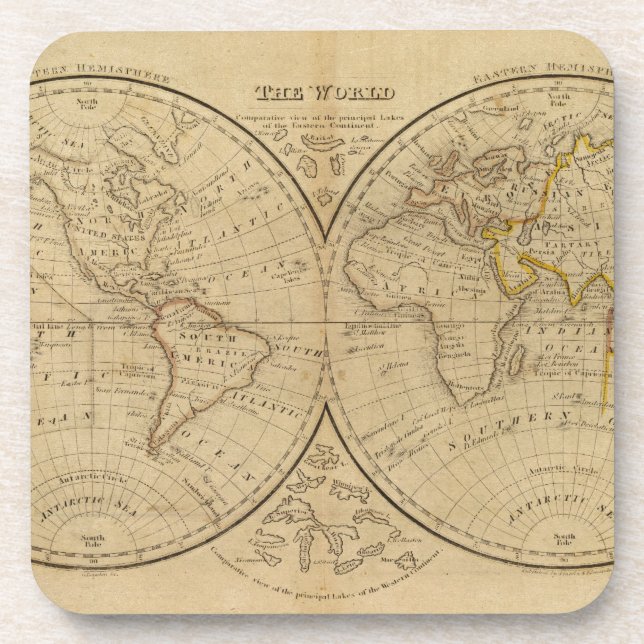 The World 3 Drink Coaster (Front)