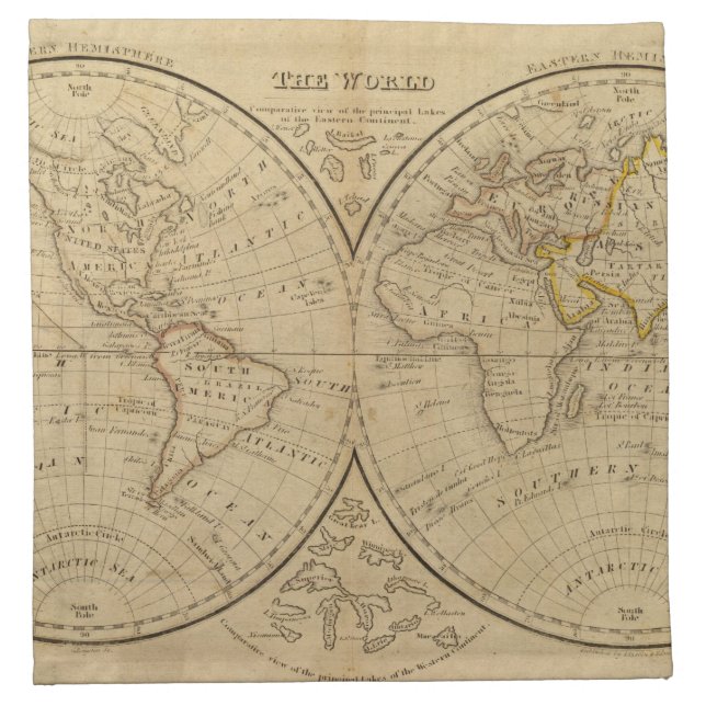 The World 3 Napkin (Front)