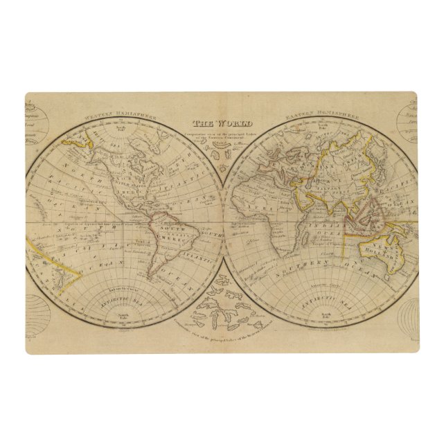 The World 3 Placemat (Front)