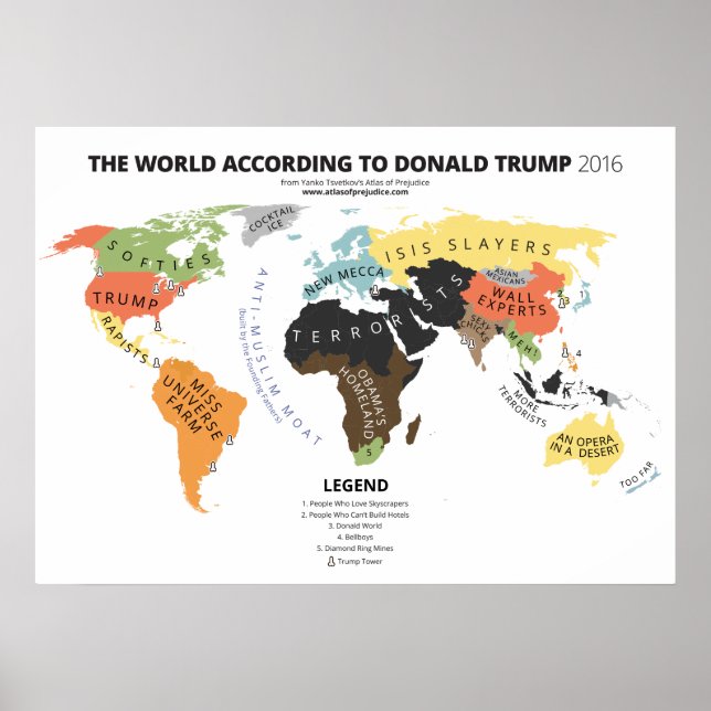 The World According to Donald Trump Poster (Front)