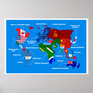 The World According To Prints The Zazzle Posters Usa & 