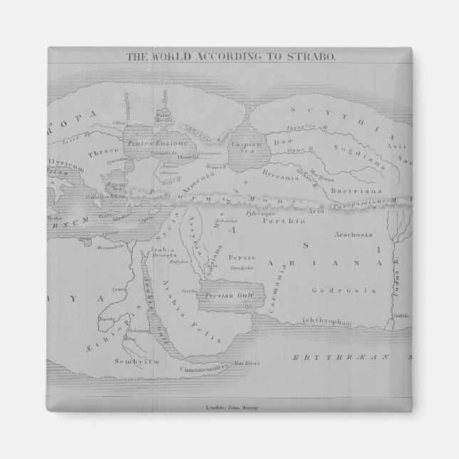 The World According to Strabo Magnet (Front)