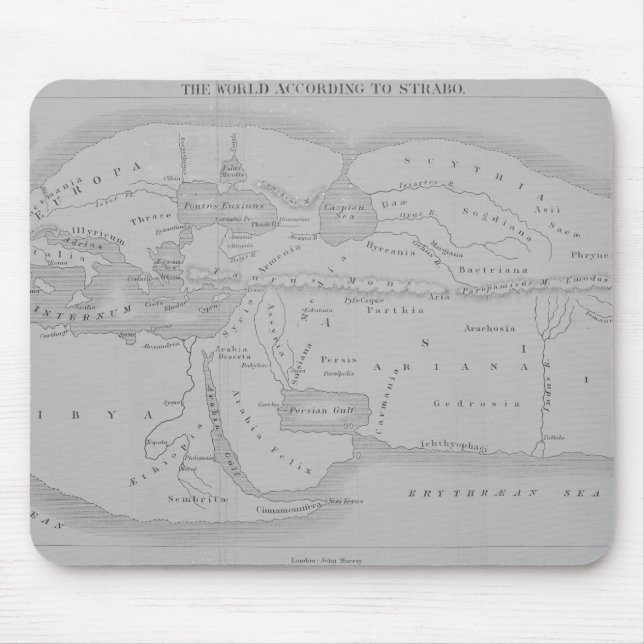 The World According to Strabo Mouse Pad (Front)