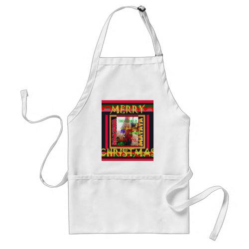 The world around Me is happy to Have You colors Me Adult Apron