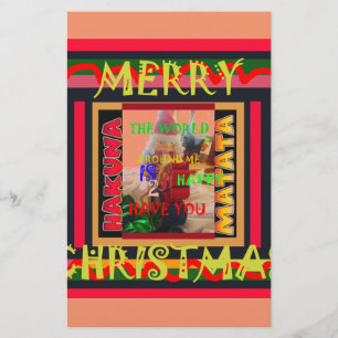 The world around Me is happy to Have You colors Me Stationery