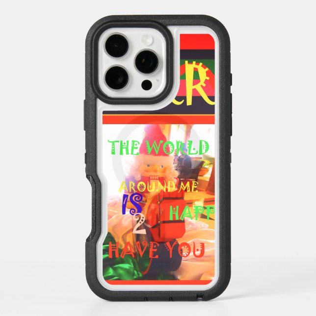 The World Around Me is Happy to Have You Otterbox iPhone Case (Back)
