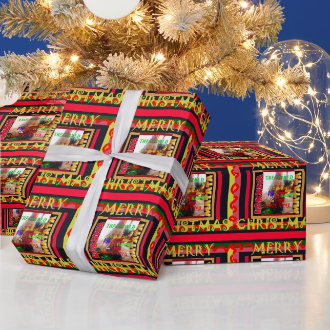 The world around Me is happy to Have You Wrapping Paper (Holidays)