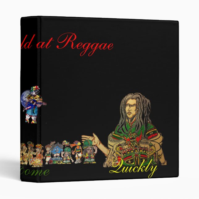 The world at Reggae 3 Ring Binder (Front/Spine)