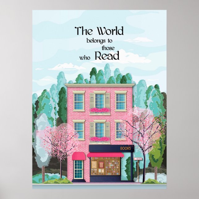 The World Belongs to Those Who Read, Reading Poster (Front)