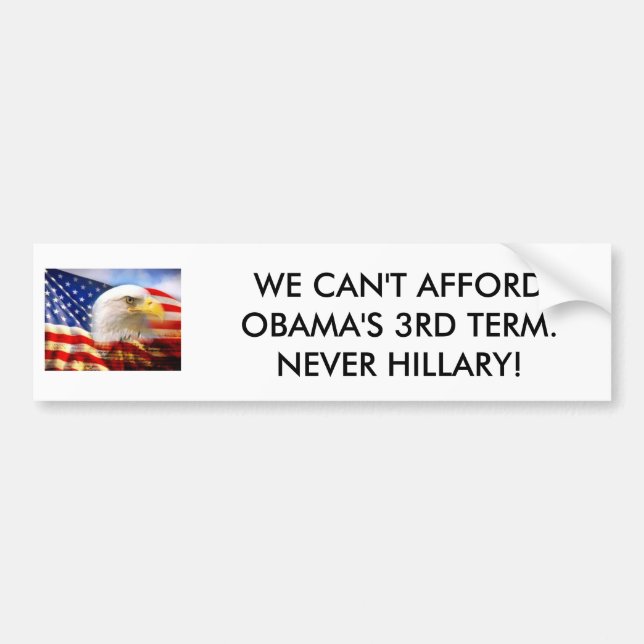 THE WORLD CAN'T STAND MORE LIBERAL GARBAGE. BUMPER STICKER (Front)