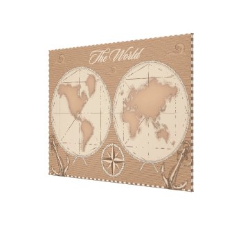 The World Canvas Print