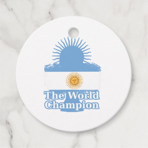 The World Champion Favor Tags