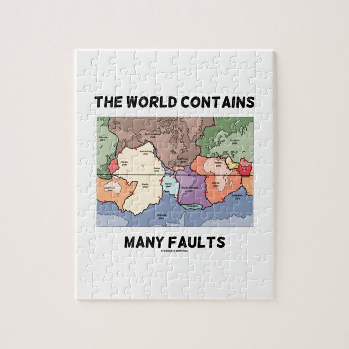 The World Contains Many Faults (Plate Tectonics) Puzzles
