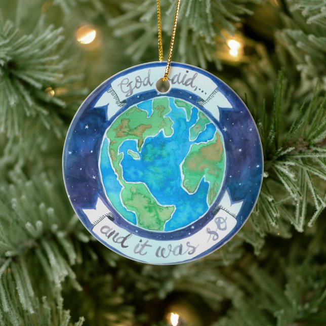 The World/Creation - Jesse Tree Keepsake Ornament (Tree)