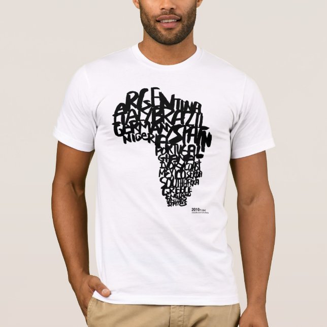THE WORLD CUP MENS  AMERICAN  APPAREL T-SHIRT (Front)