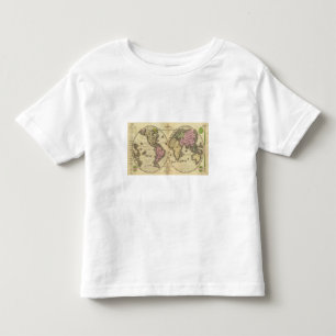 The World double hemisphere map Toddler T-shirt