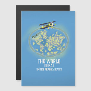 The World Dubai United Arab Emirates map
