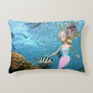 The World Famous Doll Mermaid Accent Pillow